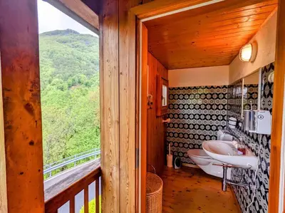 Ein Badezimmer in der Unterkunft Wild Valley Natura Pura in Valle Onsernone