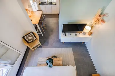 TV/Unterhaltungsangebot in der Unterkunft Bijou du Lac - mit Pool und Privatstrand