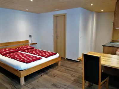 Ein Bett oder Betten in einem Zimmer der Unterkunft 
