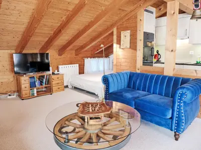 TV/Unterhaltungsangebot in der Unterkunft Apartment Chalet Bienli Oben by Interhome