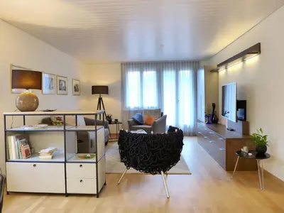 Ein Sitzbereich in der Unterkunft Apartment Beatrice Garden by Interhome