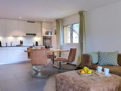 Küche/Küchenzeile in der Unterkunft Apartment Ibex by Interhome