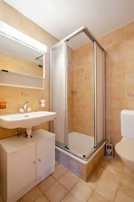 Ein Badezimmer in der Unterkunft Schönes Studio in Guttet
