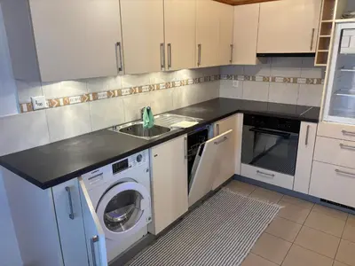 Küche/Küchenzeile in der Unterkunft Ferienwohnung Haus Mühlebach