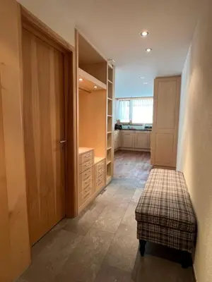 Ein Bett oder Betten in einem Zimmer der Unterkunft Gorgeous Apartment In The Heart Of Zweisimmen