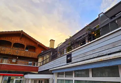 Das Gebäude in dem sich die Ferienwohnung befindet