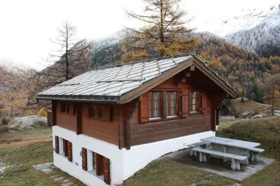 Naturlandschaft in der Nähe des Chalets