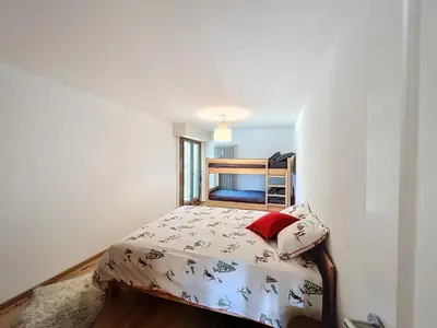 Ein Bett oder Betten in einem Zimmer der Unterkunft Réséda
