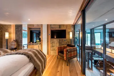 TV/Unterhaltungsangebot in der Unterkunft Luxury Loft by Heinz Julen