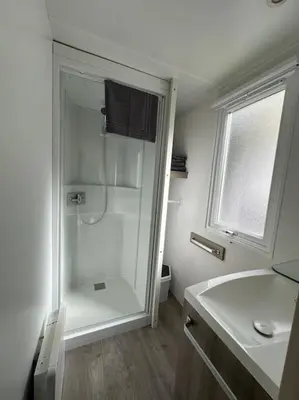 Ein Badezimmer in der Unterkunft Cottage 1