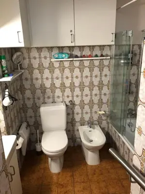 Ein Badezimmer in der Unterkunft Sunny and cozy flat with breathtaking views