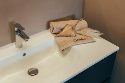 Ein Badezimmer in der Unterkunft Giw Panorama Lodge 2000m