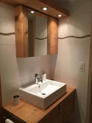 Ein Badezimmer in der Unterkunft Endweg