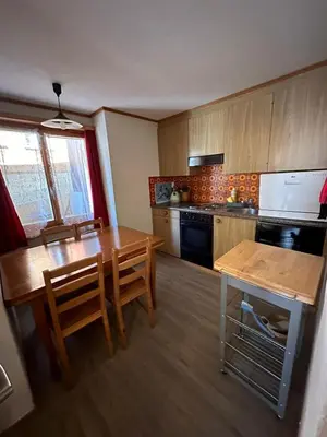 Küche/Küchenzeile in der Unterkunft Wetterhorn
