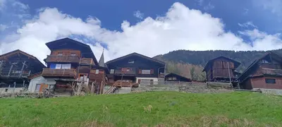 Naturlandschaft in der Nähe des Privatzimmers