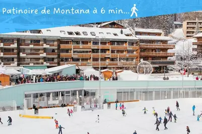 Studio cosy au calme avec terrasse vue sur Alpes im Winter