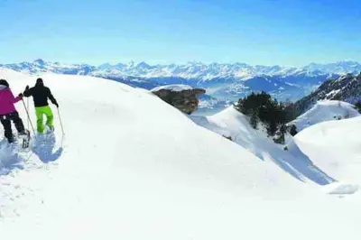 Crans Montana - Studio au pied du téléphérique im Winter