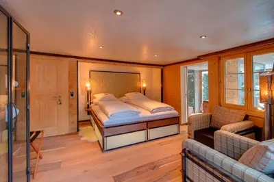 Ein Bett oder Betten in einem Zimmer der Unterkunft Self Check-In Chalet Rooms