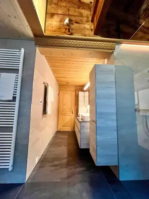 Grundriss der Unterkunft zentrale, gemütliche Wohnung im Schweizer Stil I Bergblick