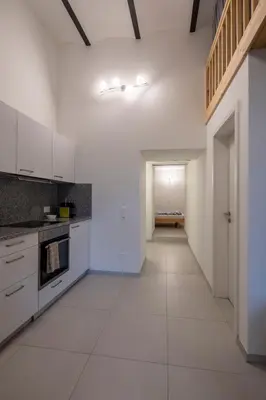 Küche/Küchenzeile in der Unterkunft Casa Cavalli bellissimo appartamento