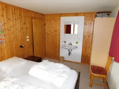 Ein Bett oder Betten in einem Zimmer der Unterkunft Ferienwohnung Fernblick