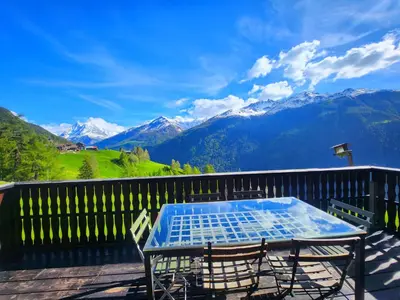 Naturlandschaft in der Nähe des Chalets