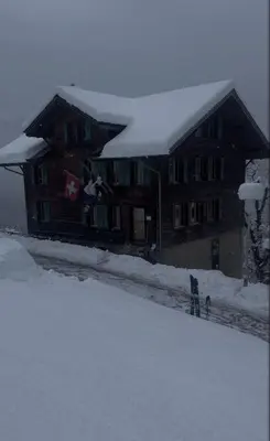 Traditional chalet in Wengen - Parterre or Ground im Winter