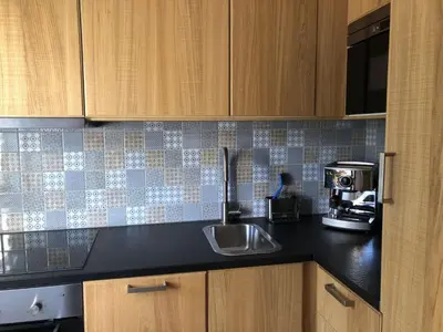 Küche/Küchenzeile in der Unterkunft Apartment Strubeli by Interhome