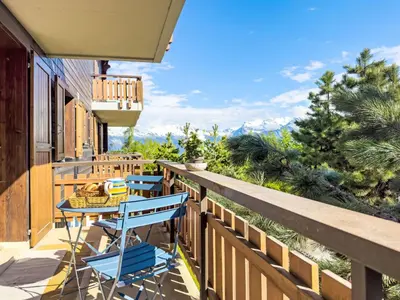 Ein Balkon oder eine Terrasse in der Unterkunft Apartment Chamois AZ10 by Interhome
