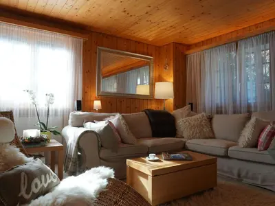 Ein Sitzbereich in der Unterkunft Apartment Halten by Interhome