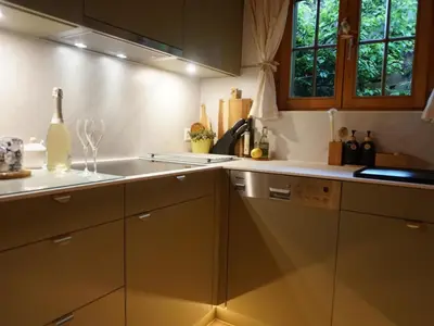 Küche/Küchenzeile in der Unterkunft Apartment Halten by Interhome