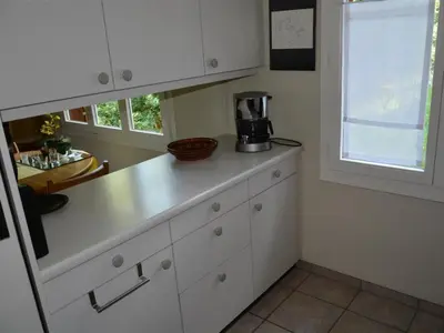 Küche/Küchenzeile in der Unterkunft Apartment Hübeli - Arm by Interhome
