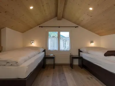 Ein Bett oder Betten in einem Zimmer der Unterkunft Apartment Haus Bergsonne by Interhome