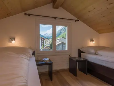 Ein Bett oder Betten in einem Zimmer der Unterkunft Apartment Haus Bergsonne by Interhome