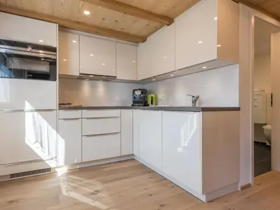 Küche/Küchenzeile in der Unterkunft Apartment Haus Bergsonne by Interhome