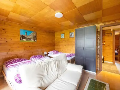 Ein Sitzbereich in der Unterkunft Apartment Weideli by Interhome