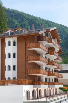 Ein allgemeiner Bergblick oder ein Berglick von der Ferienwohnung aus
