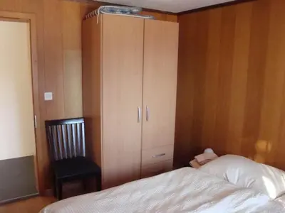 Ein Bett oder Betten in einem Zimmer der Unterkunft Apartment Abendrot EG Süd-West by Interhome