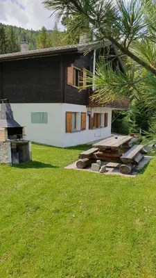 Ein Garten an der Unterkunft Chalet Falk