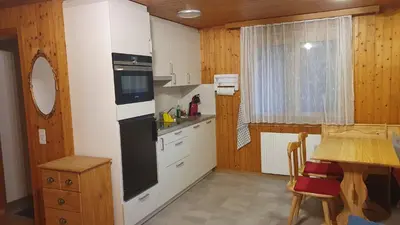 Küche/Küchenzeile in der Unterkunft Chalet Falk