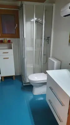 Ein Badezimmer in der Unterkunft Chalet Falk