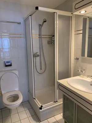Ein Badezimmer in der Unterkunft Castle Studio mit Wellness