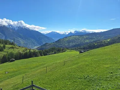 Naturlandschaft in der Nähe des Chalets