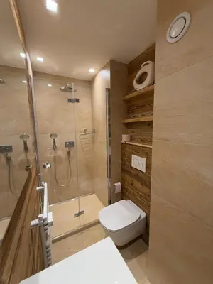 Ein Badezimmer in der Unterkunft Crans-Montana luxury duplex ,Swiss Alps