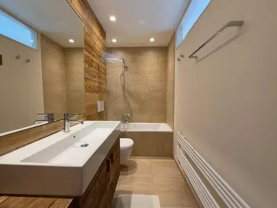 Ein Badezimmer in der Unterkunft Crans-Montana luxury duplex ,Swiss Alps