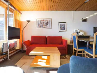 Ein Sitzbereich in der Unterkunft Studio Dixence 212 by Interhome