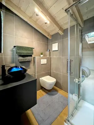 Ein Badezimmer in der Unterkunft Dynastic Penthouse - 4 Valleys - Swiss Alps