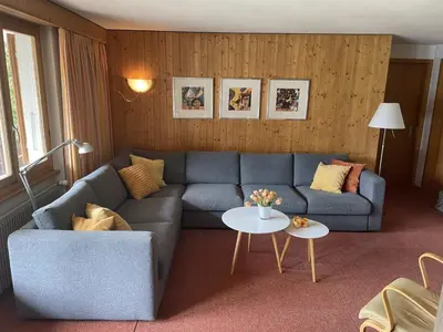 Ein Sitzbereich in der Unterkunft Apartment Shalom by Interhome