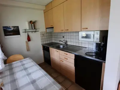 Küche/Küchenzeile in der Unterkunft Apartment Mösli - Zimmerli by Interhome