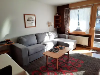Ein Sitzbereich in der Unterkunft Apartment Mösli - Zimmerli by Interhome